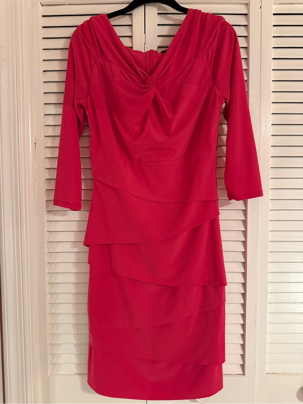 Sleek Figure-Smoothing WHBM Tiered Dress